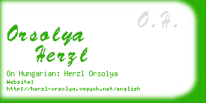 orsolya herzl business card